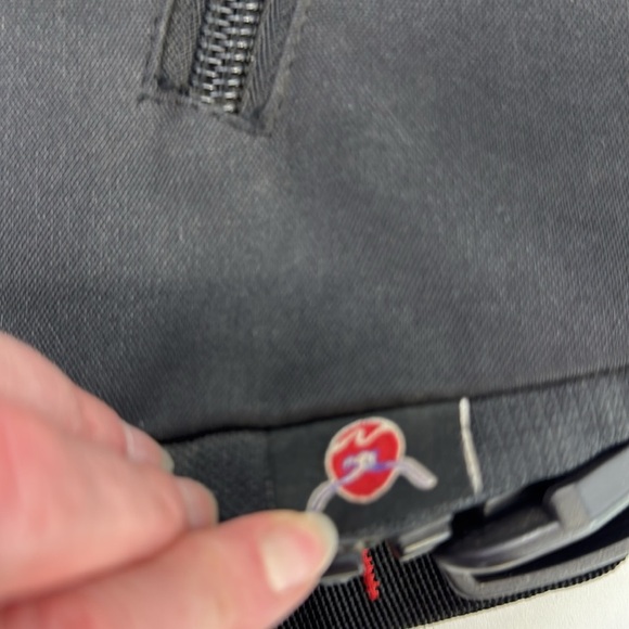 Xuhongfei SZS Unisex Black Zipper Crossbody Bag - Picture 4 of 10